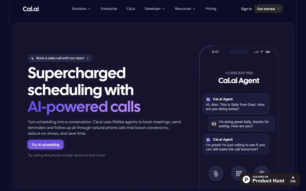 Cal.ai Phone Agent