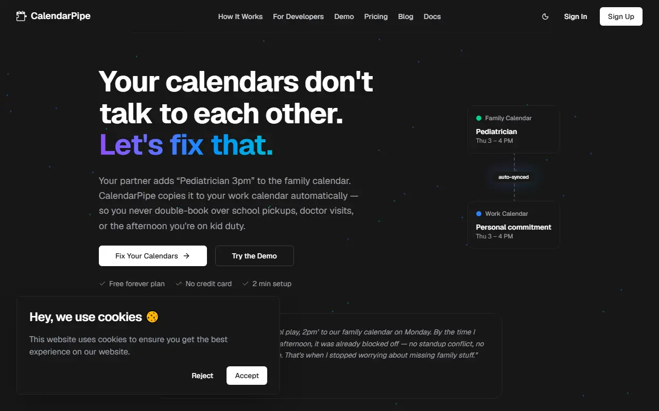CalendarPipe