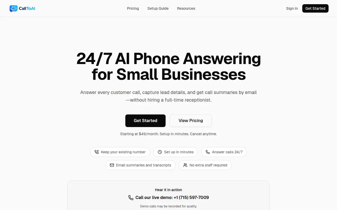 Call to AI