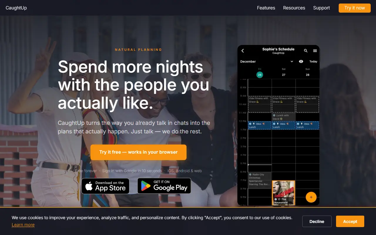 CaughtUp App
