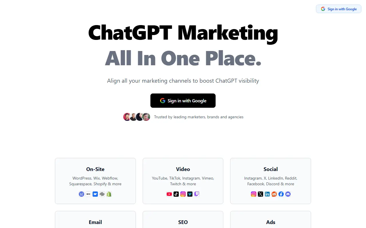 ChatGPT Marketing