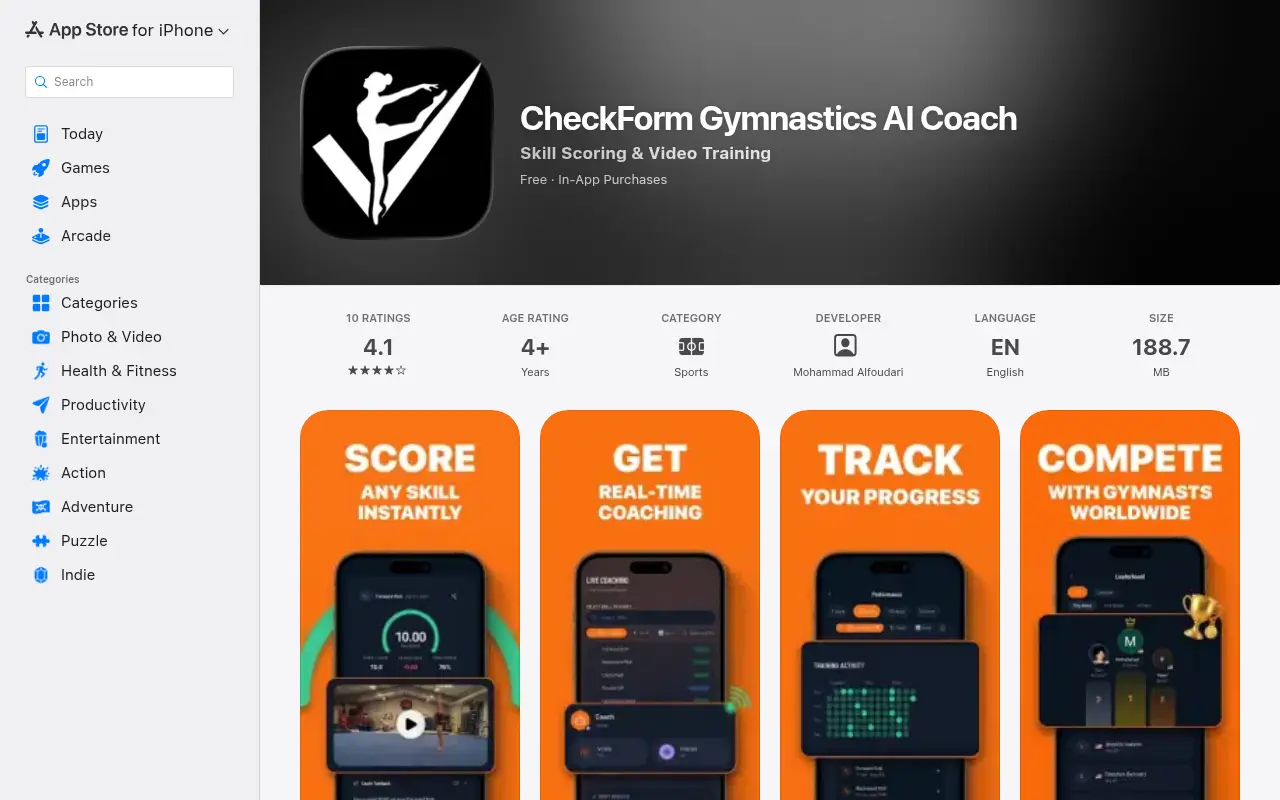 CheckForm Gymnastics