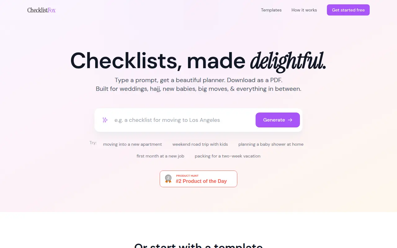 ChecklistFox