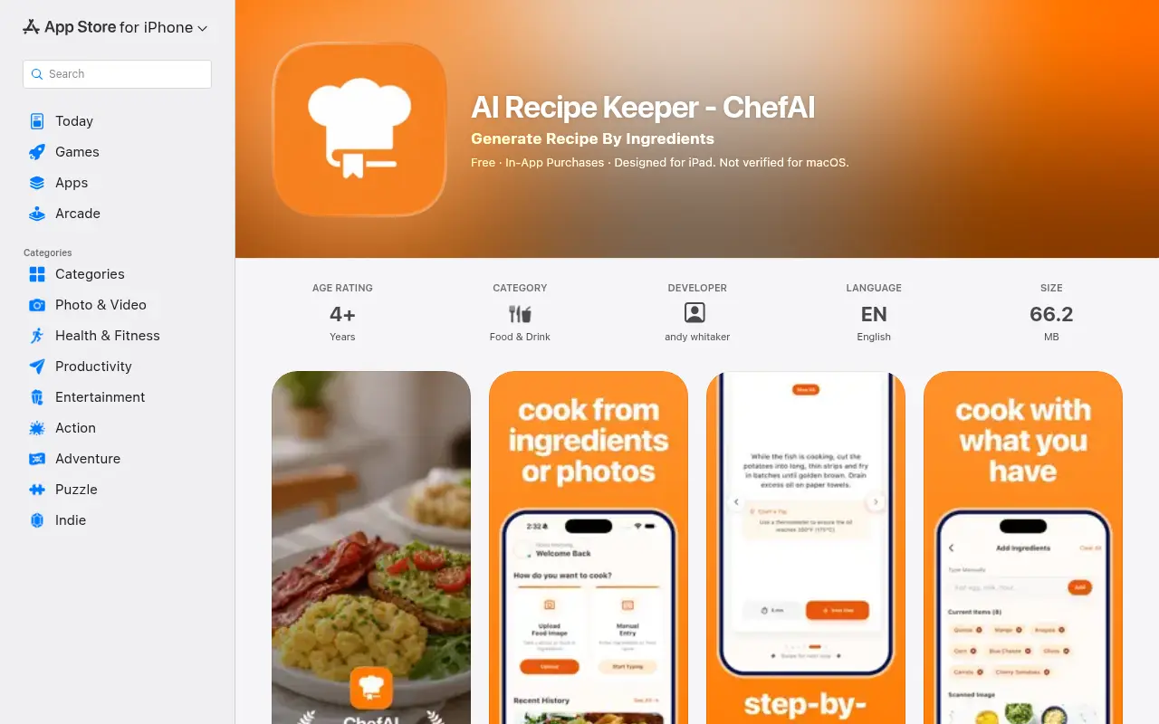 ChefAI - AI Recipe Keeper