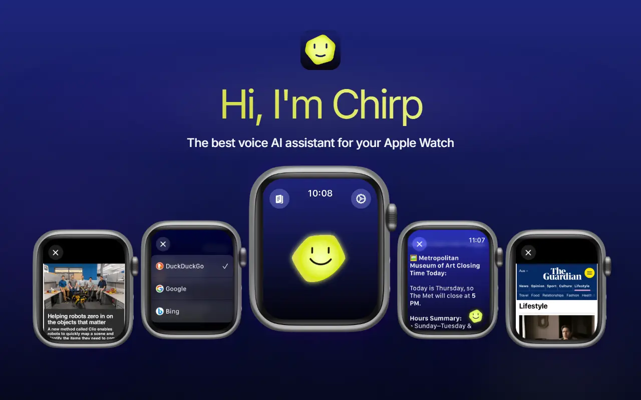 Chirp: AI for Apple Watch