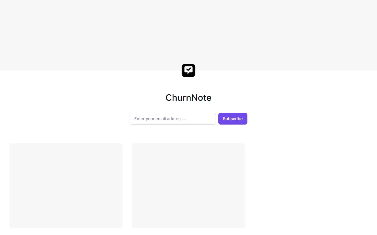 ChurnNote