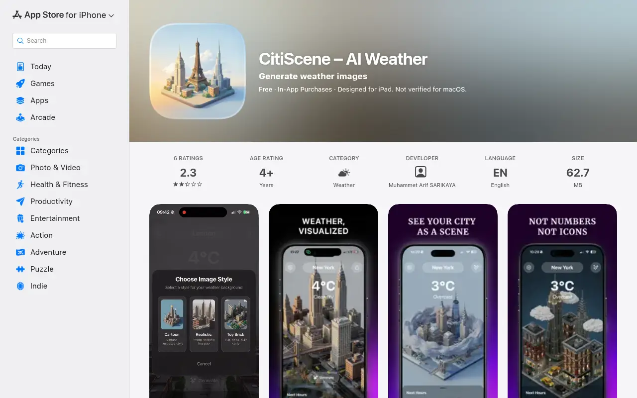 CitiScene Weather