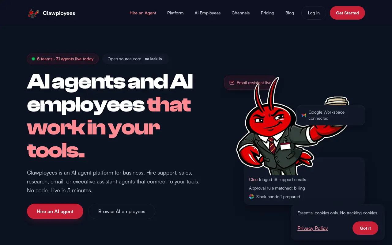 Clawployees.com
