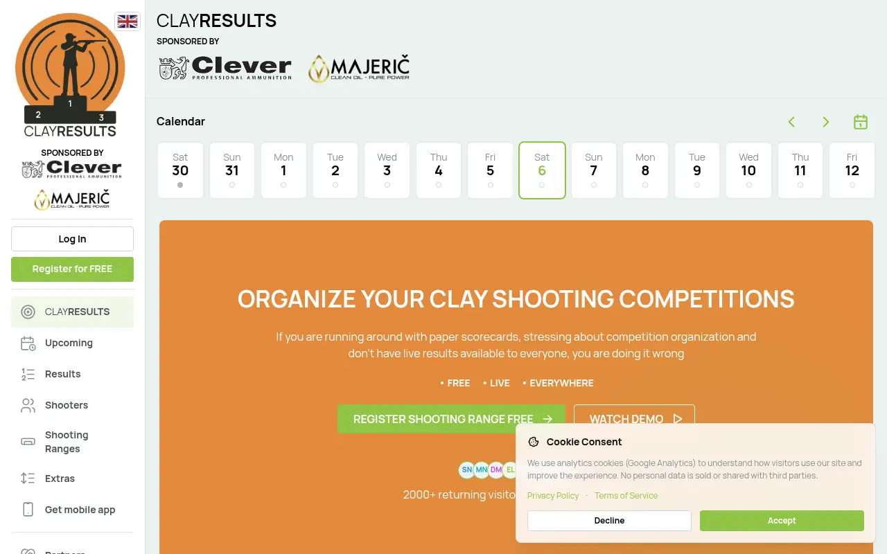 CLAYRESULTS.online