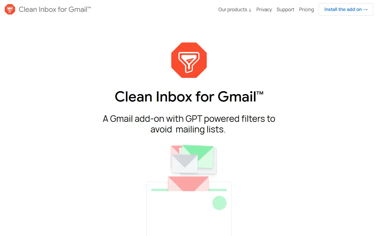 Clean Inbox for Gmail™