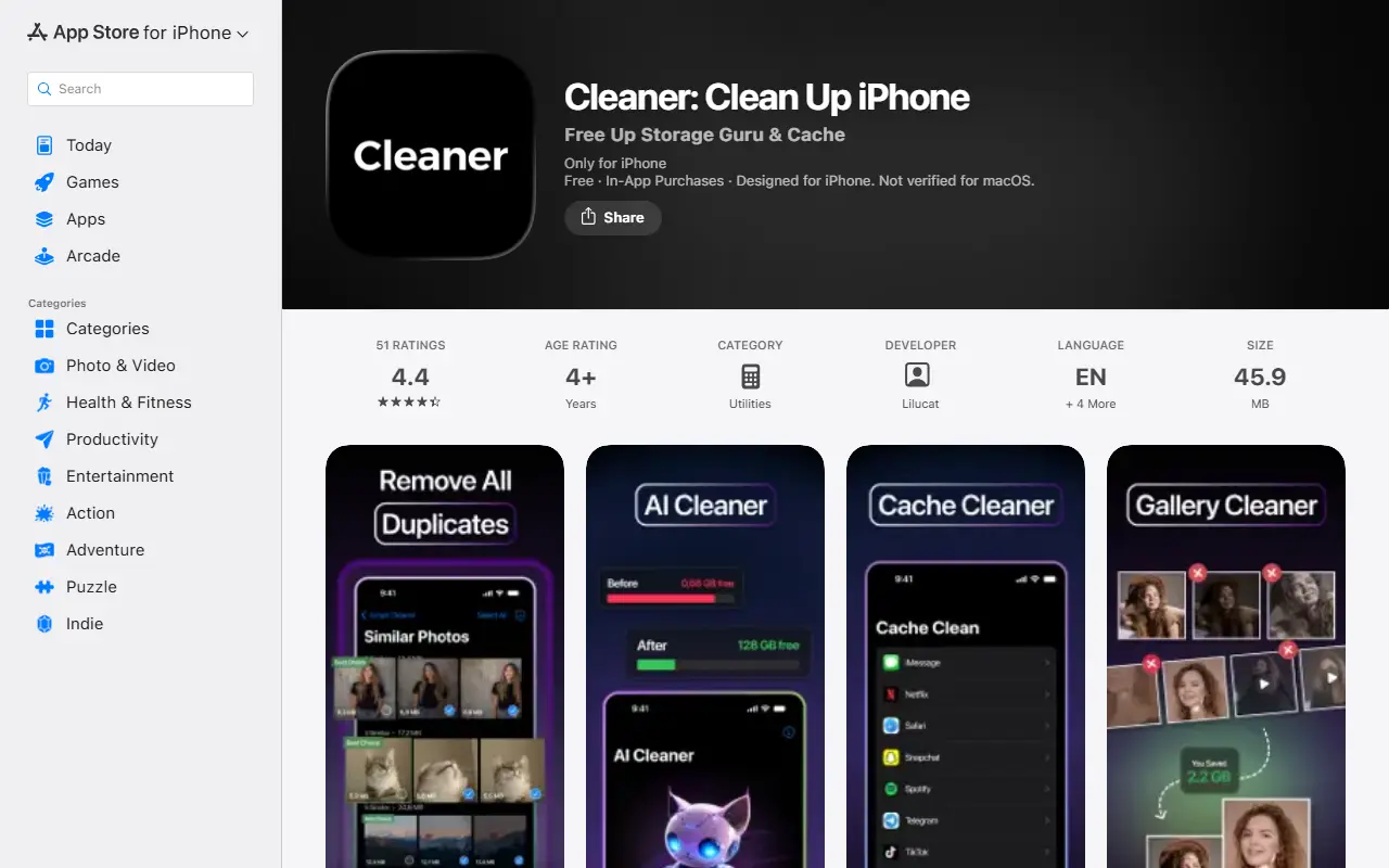Cleaner