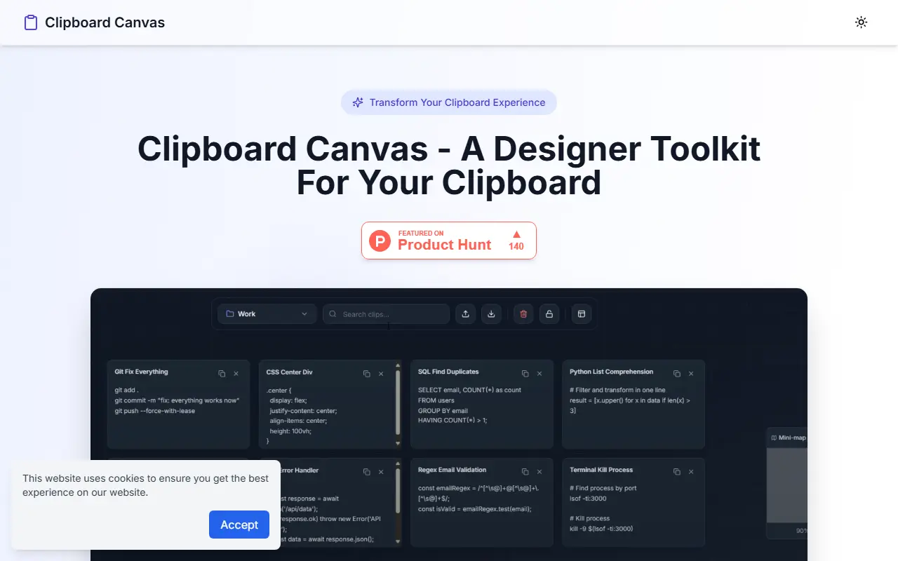 Clipboard Canvas