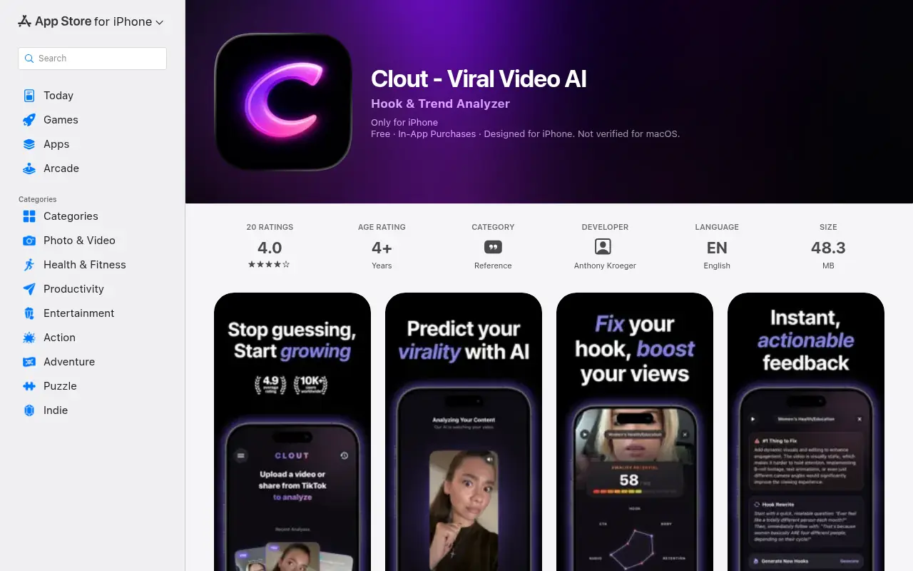 Clout - Go Viral With AI