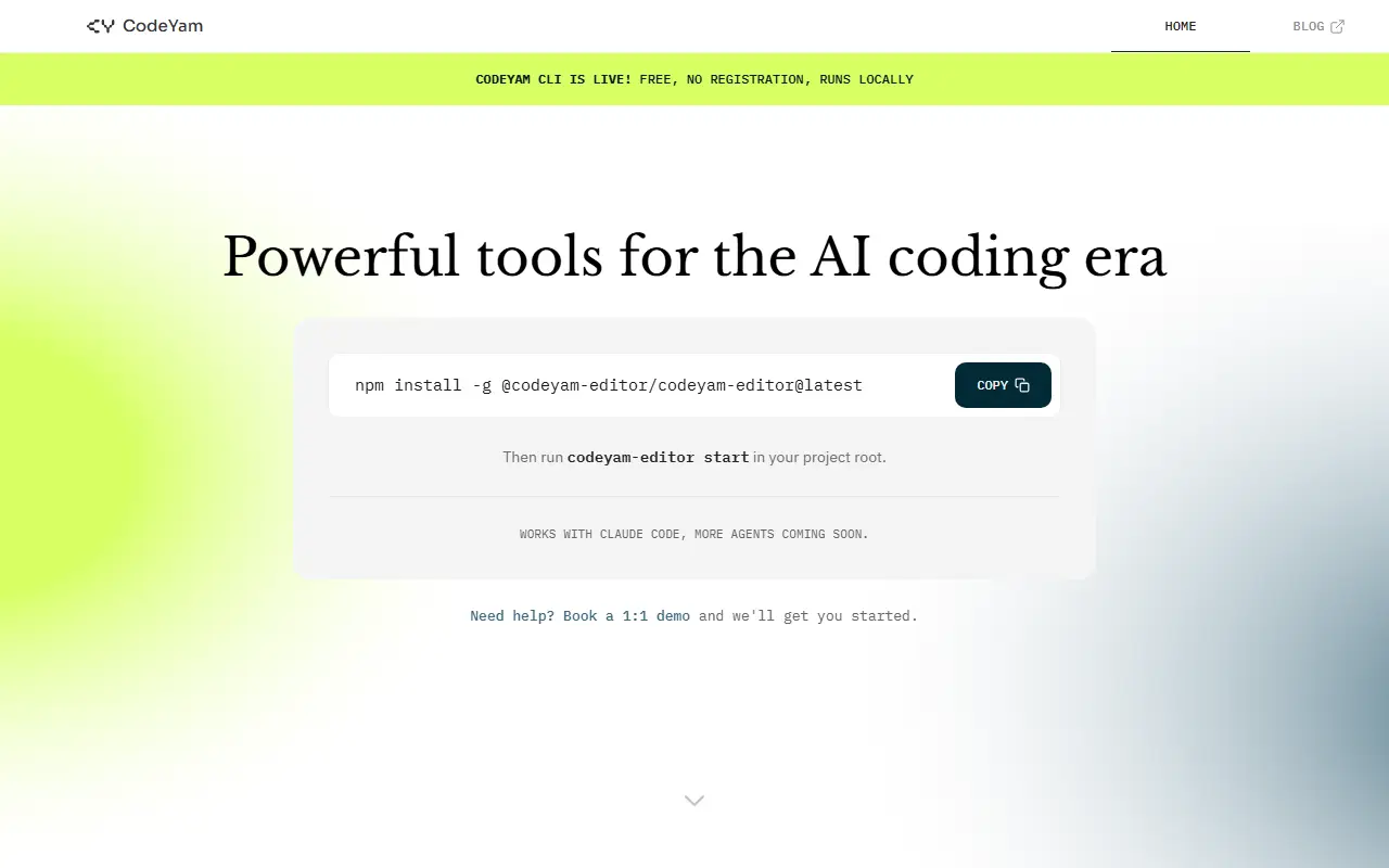 CodeYam CLI & Memory