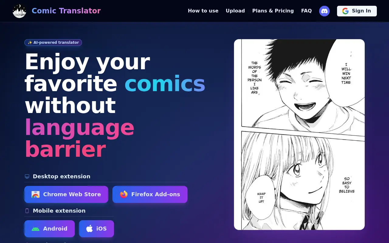 Comic Translator