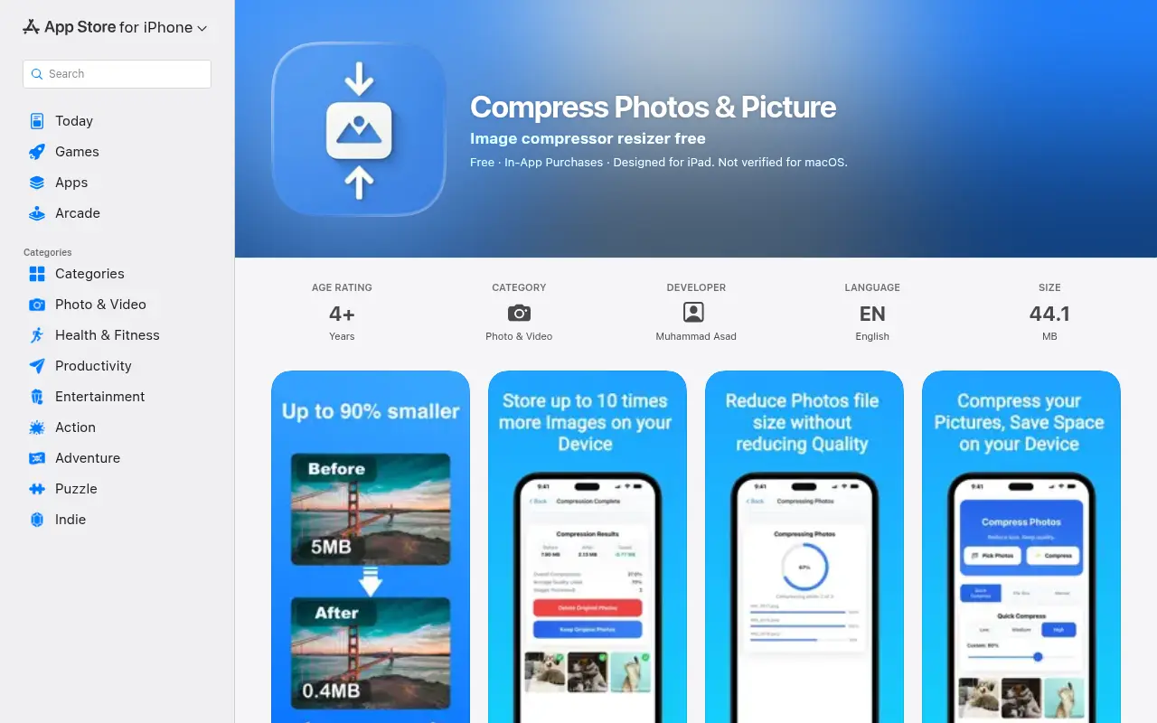 Compress Photos & Pictures