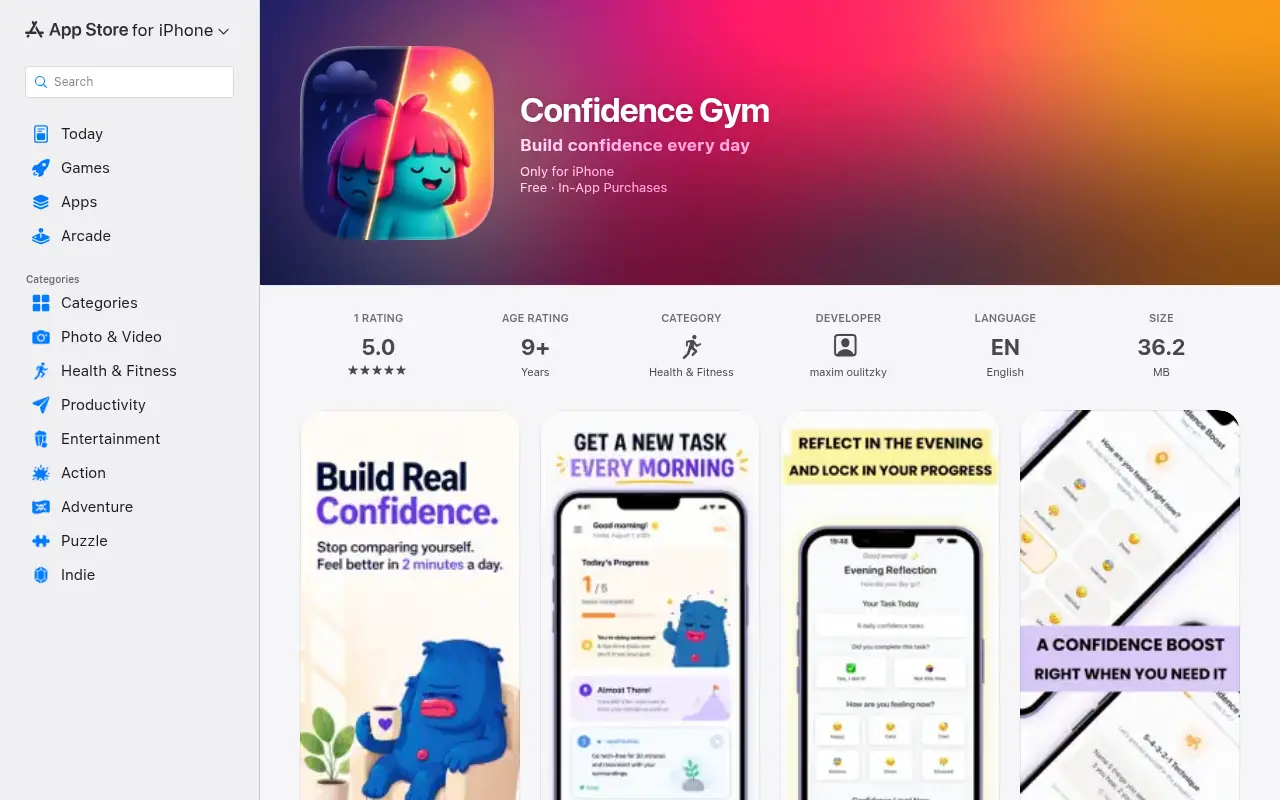 Confidence Gym