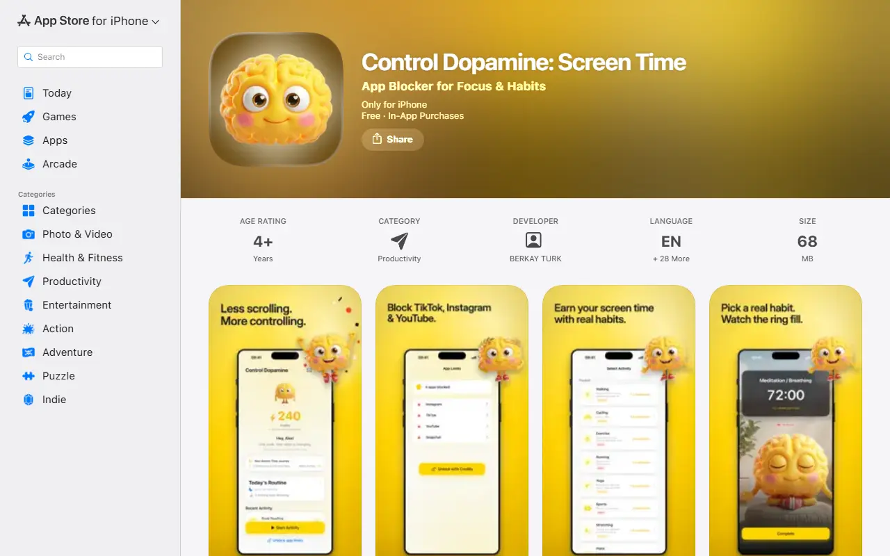 Control Dopamine