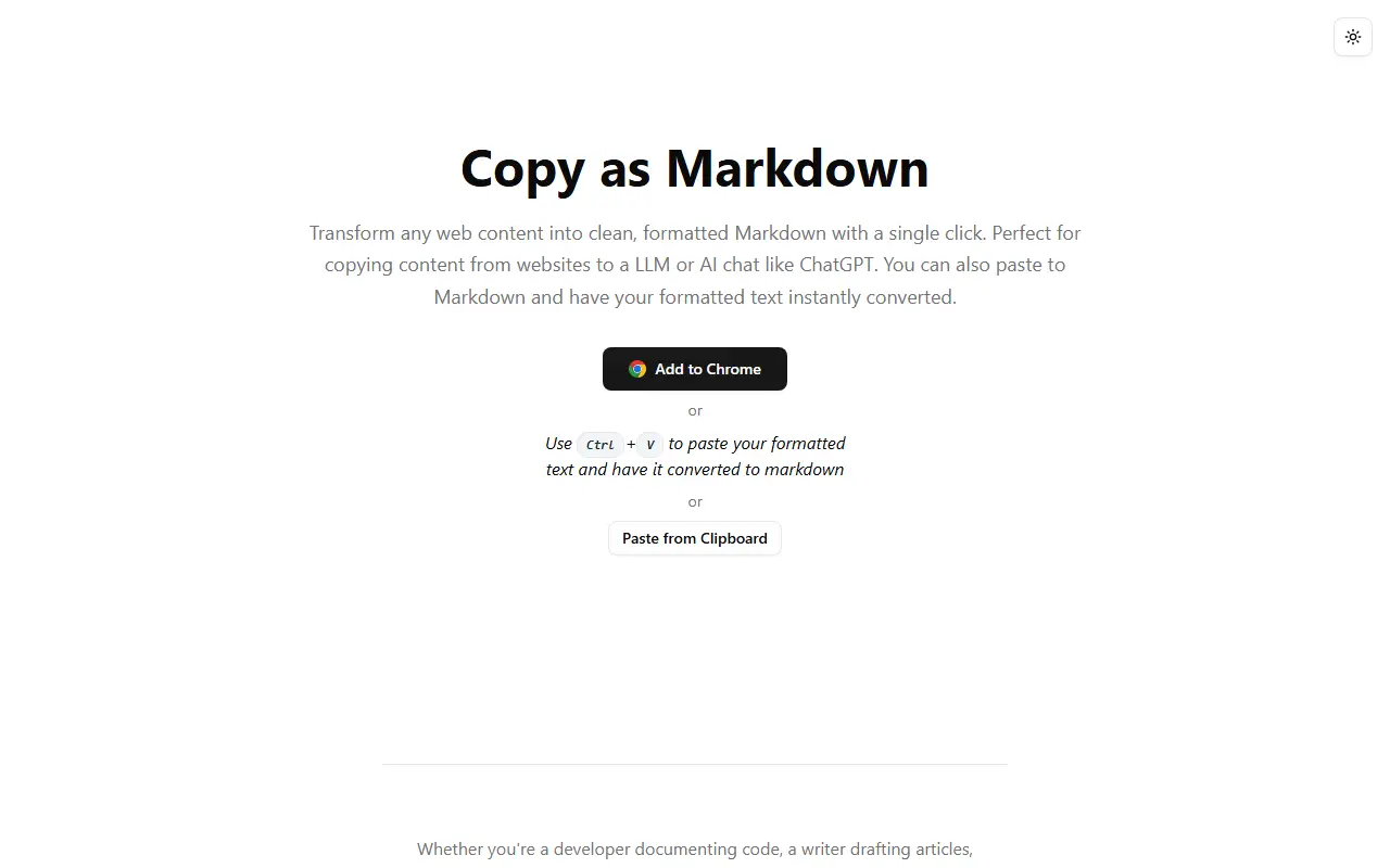 Copy as Markdown