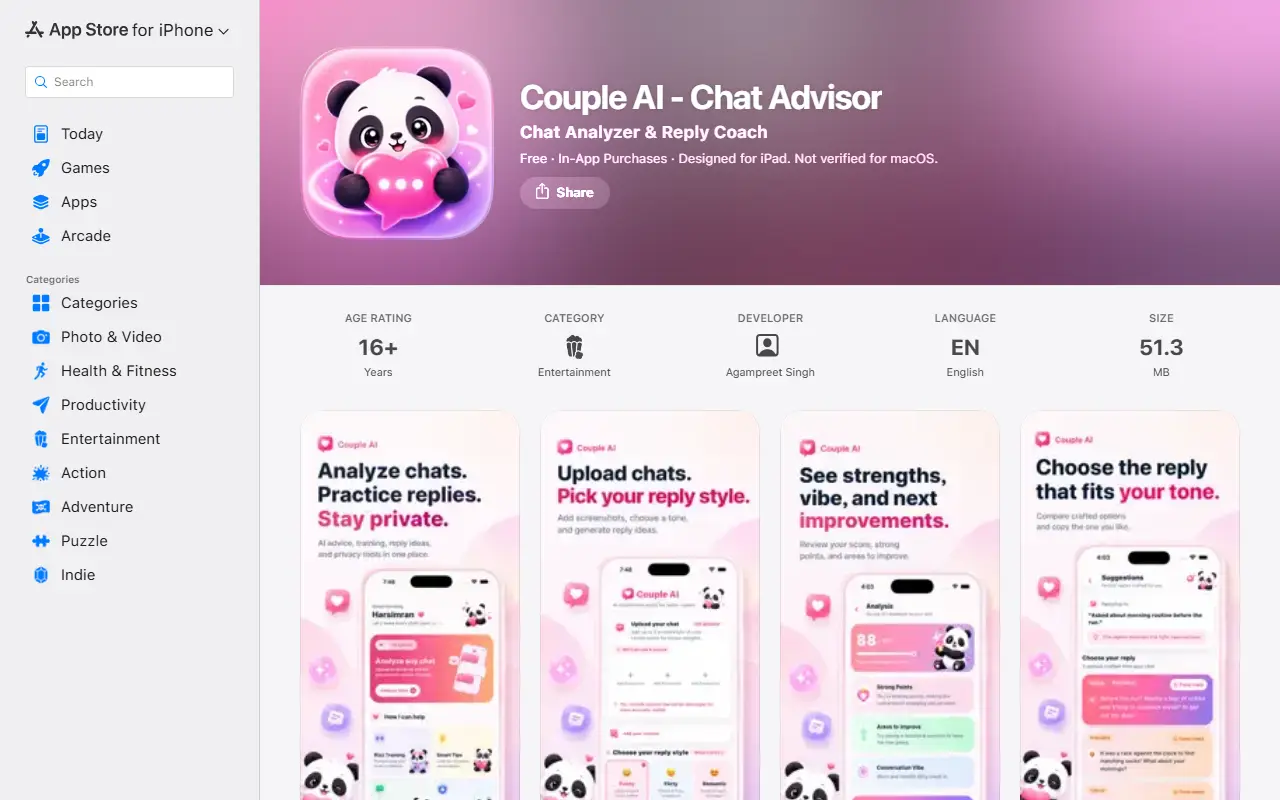 Couple AI - Chat Advisor