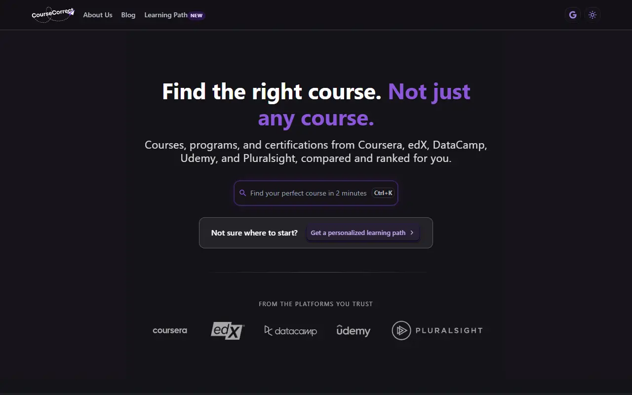 CourseCorrect