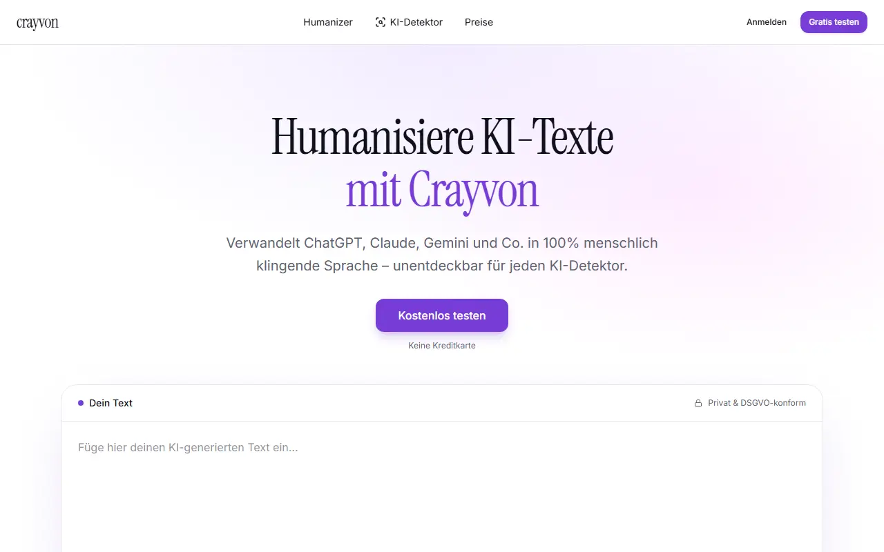 Crayvon Ai Humanizer For Germans