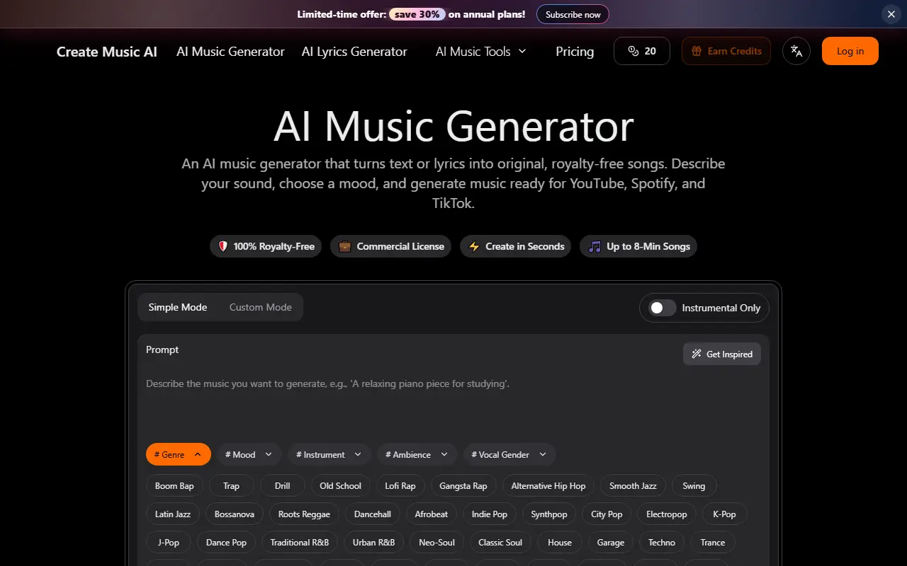 Create Music AI