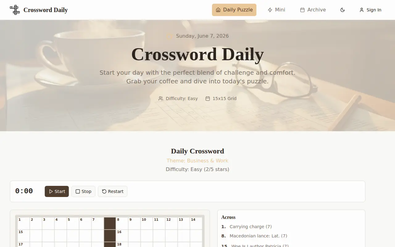 CrosswordDaily