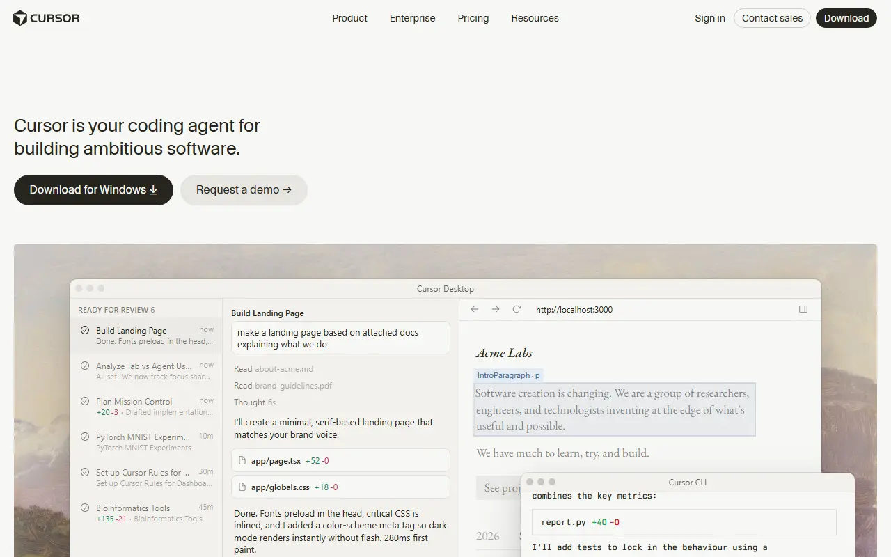 Cursor for your API