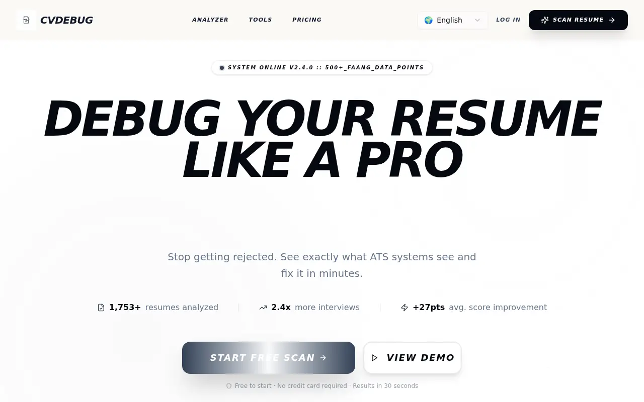 CVDebug
