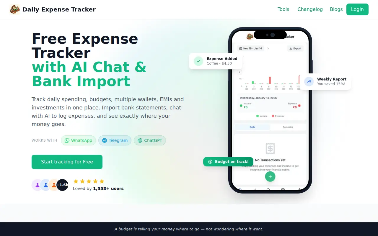 Daily Expense Tracker
