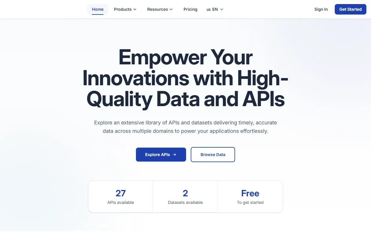 Data And Apis