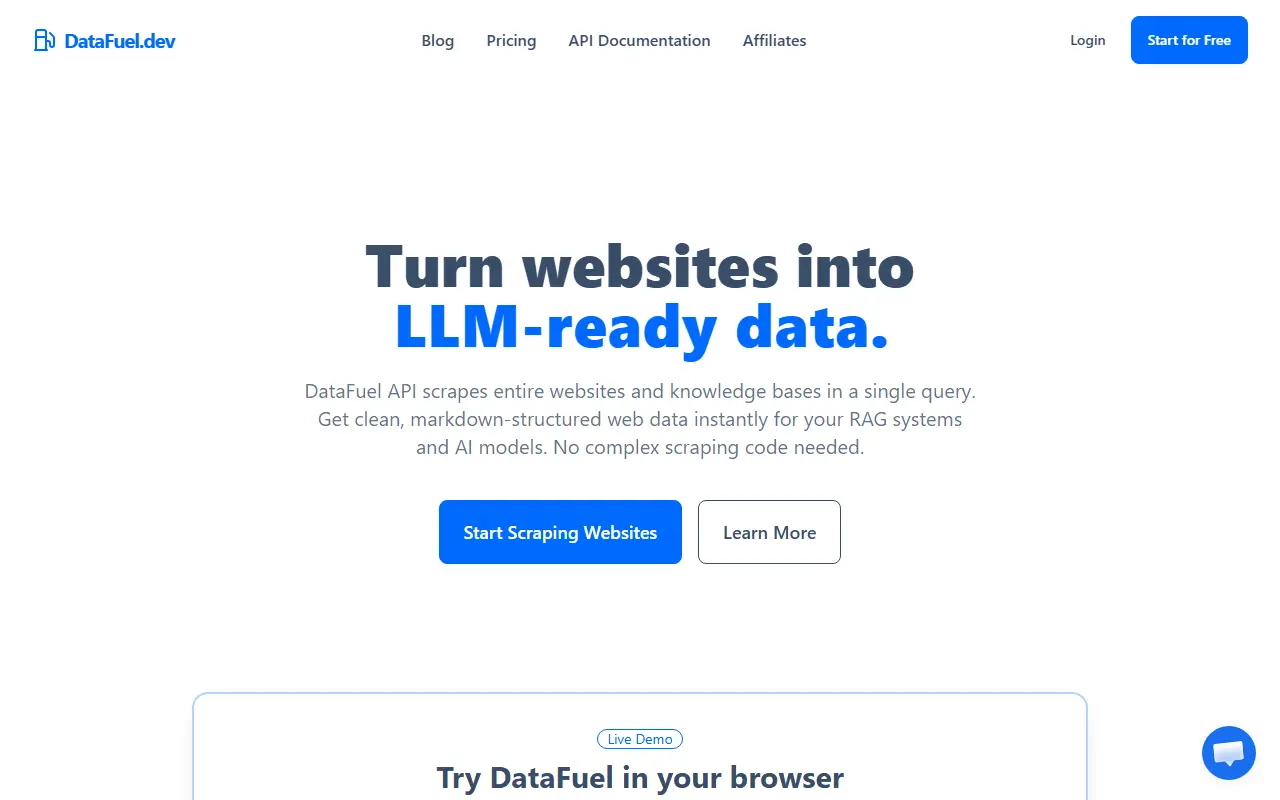 DataFuel.dev