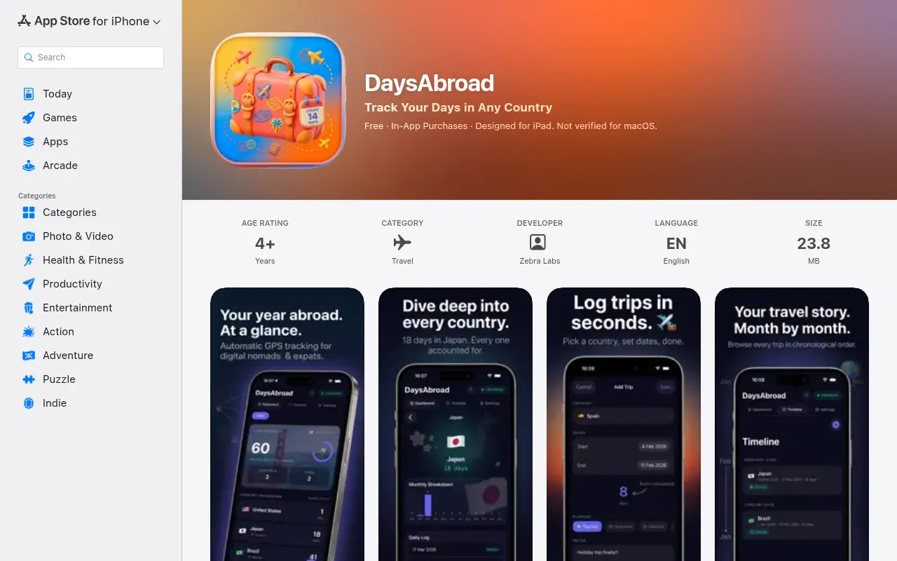 DaysAbroad