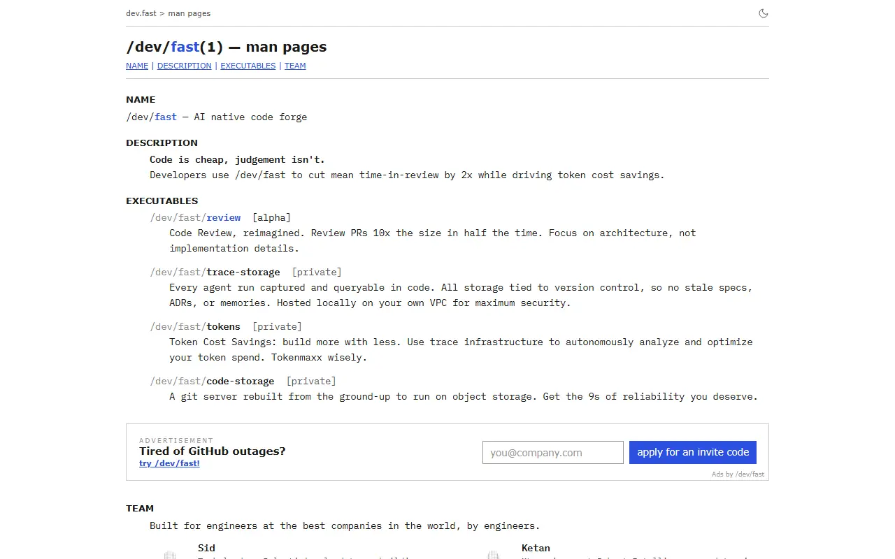 /dev/fast