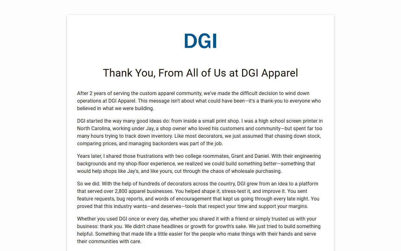 DGI Apparel