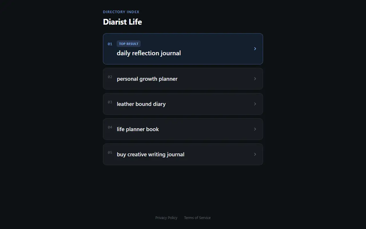 Diarist