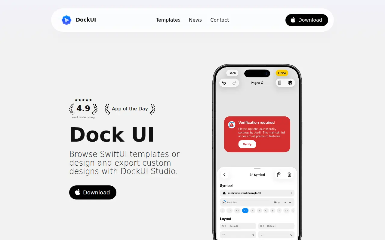 DockUI