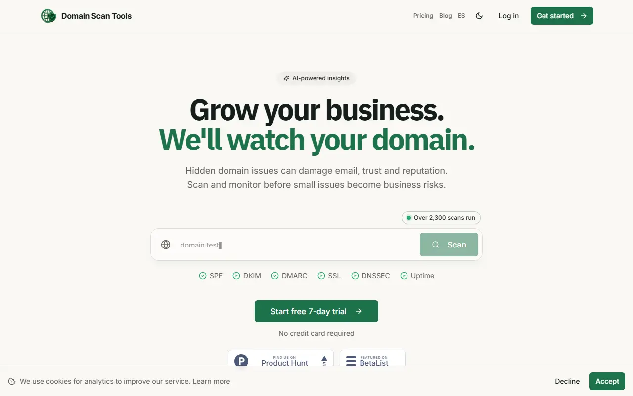 Domain Scan Tools