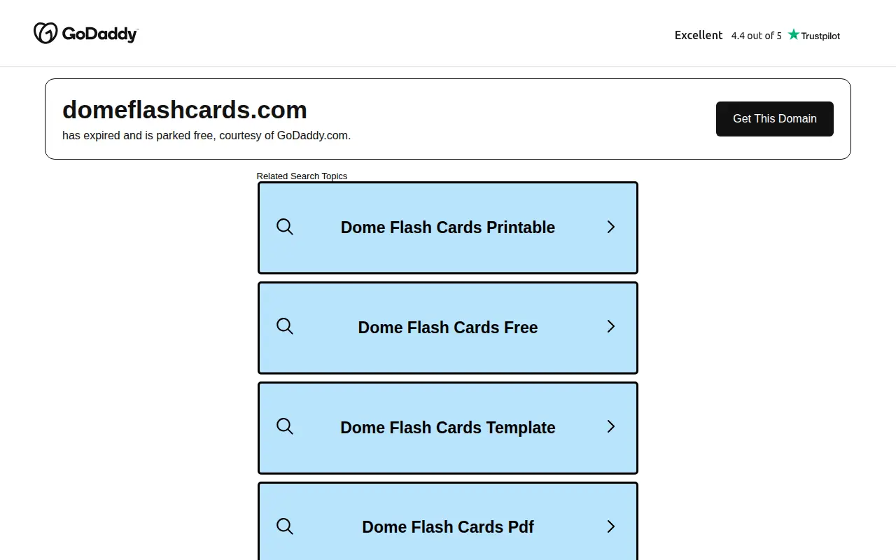 Dome Flashcards