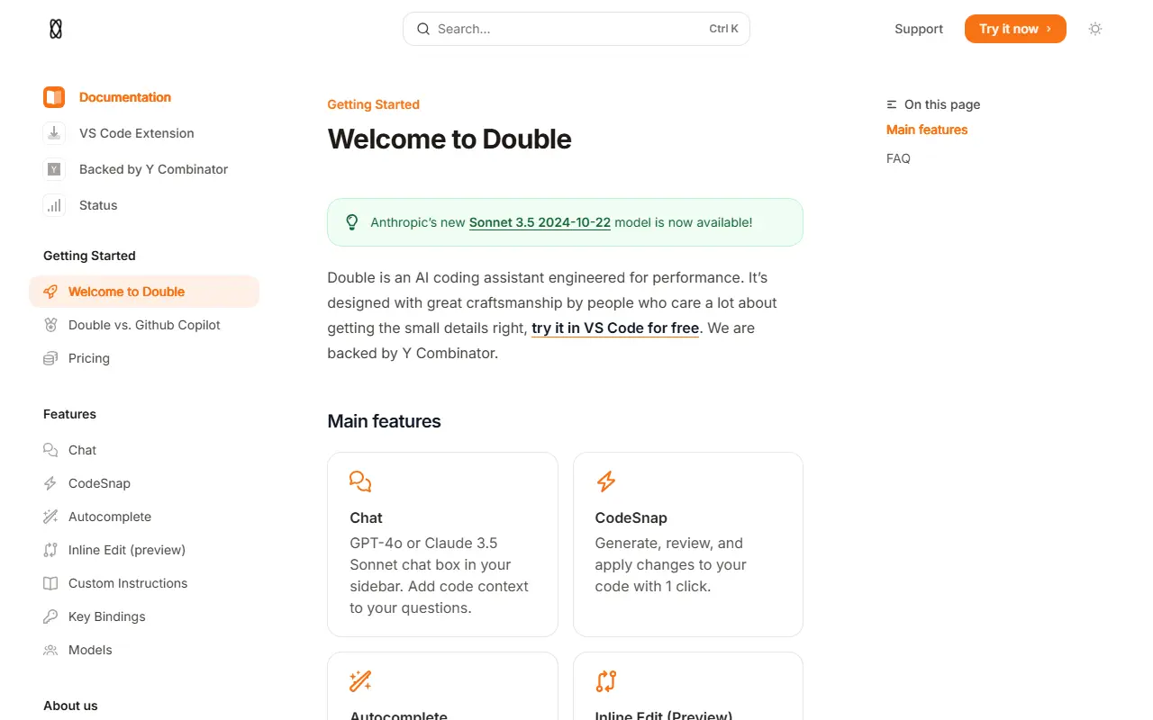 Double – Coding Copilot