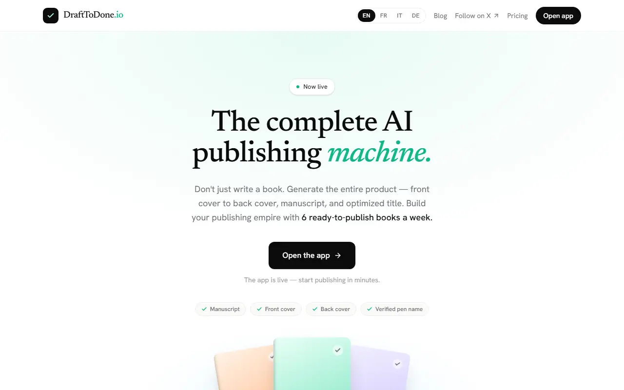 drafttodone.io