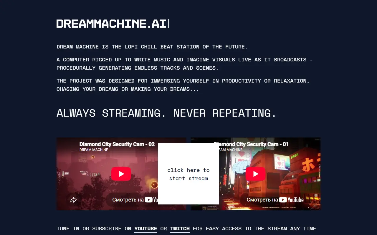 Dream Machine AI Online