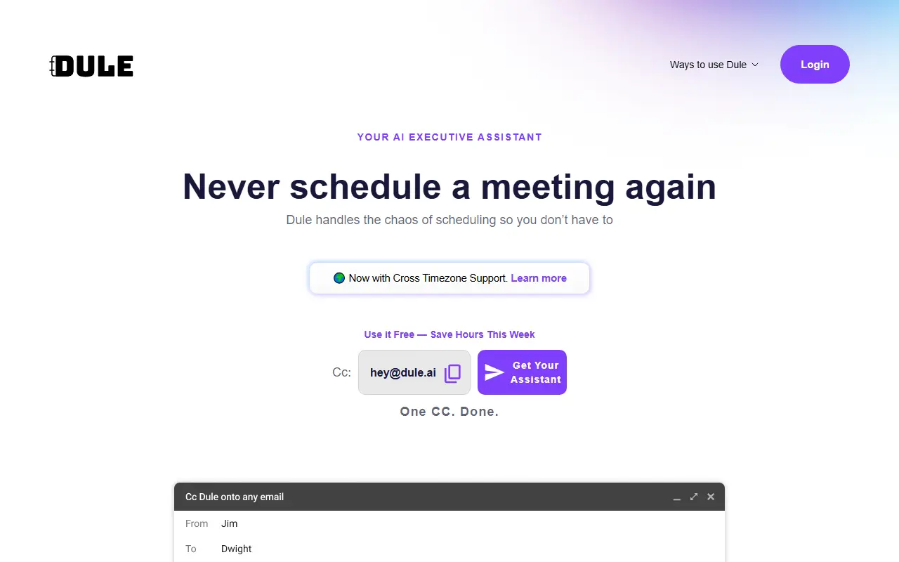 Dule for Google Calendar