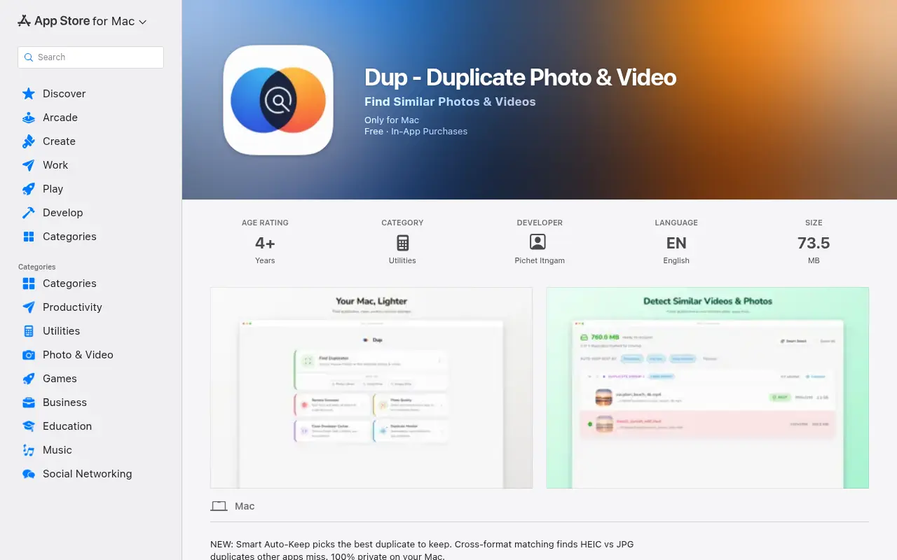 Dup - Duplicate Photo & Video