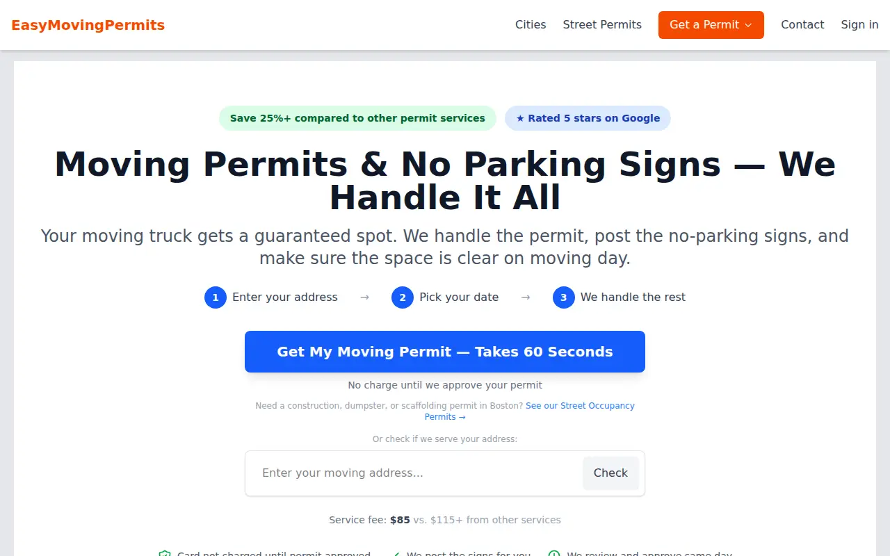 Easy Moving Permits
