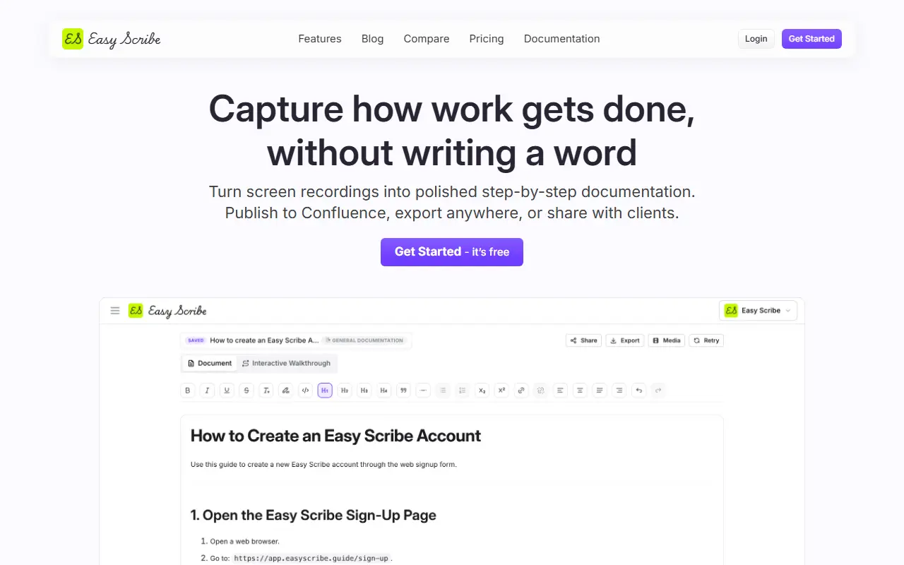 Easy Scribe