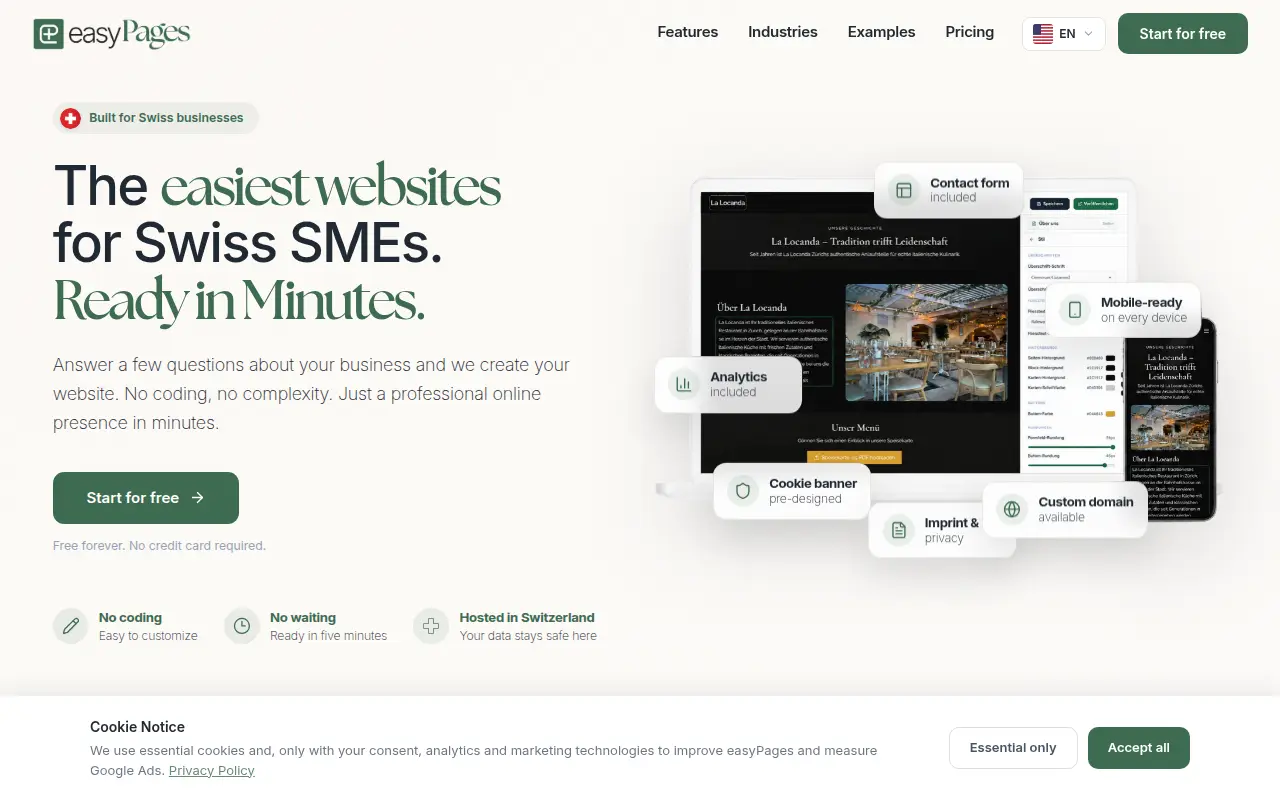 easyPages.ch