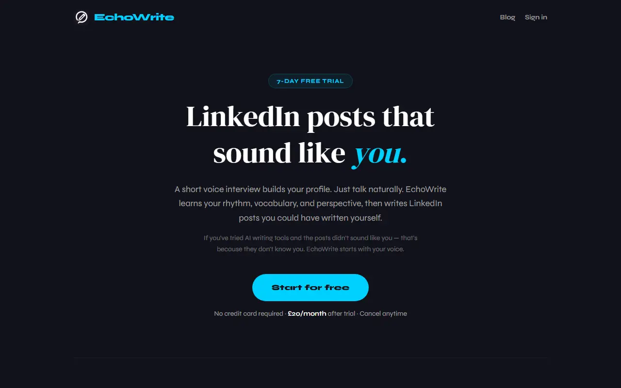 EchoWrite