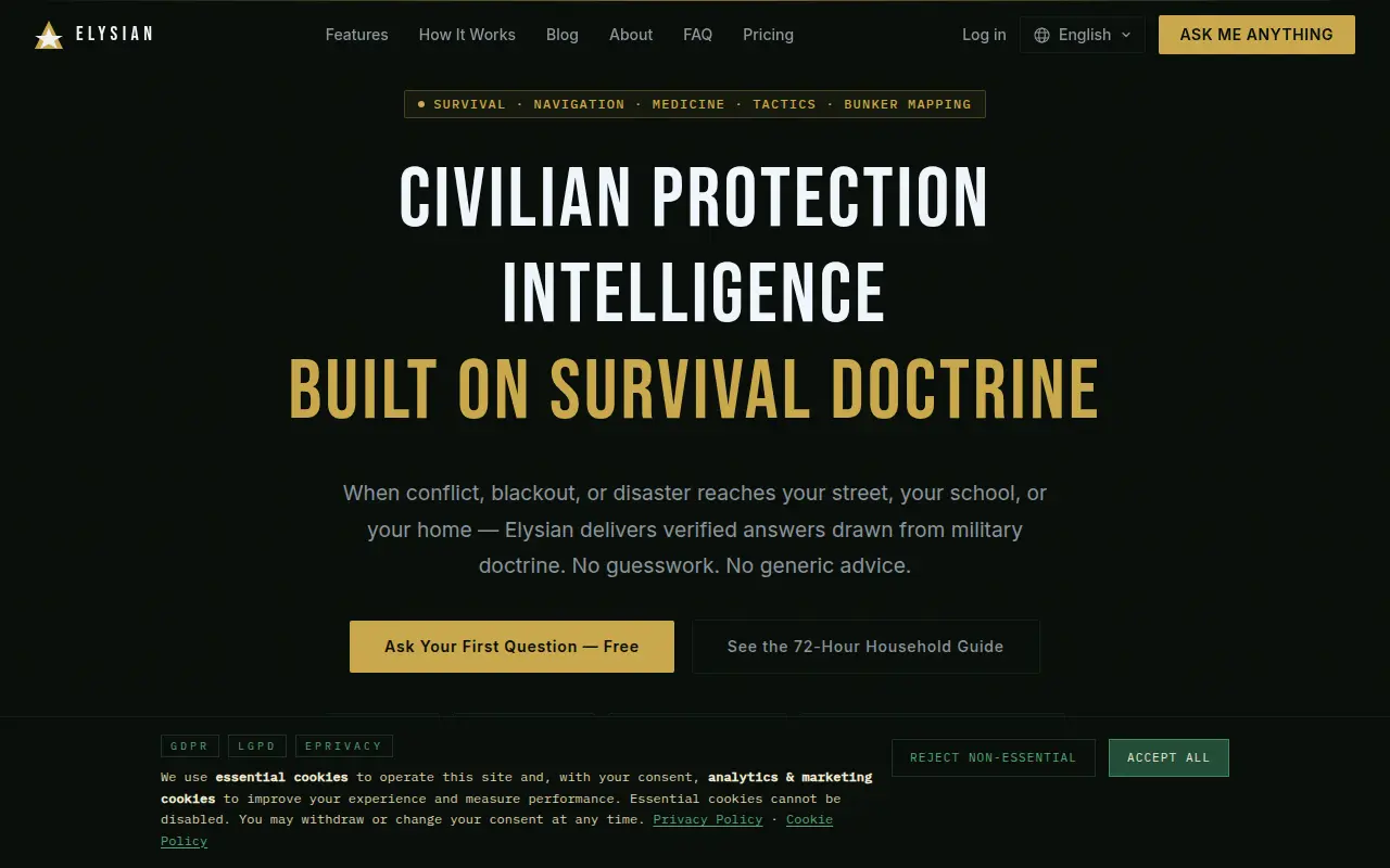 Elysian AI Survival Intelligence